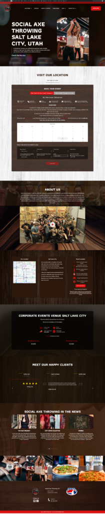Digital Marketing Case Study In Utah Social Axe Throwing