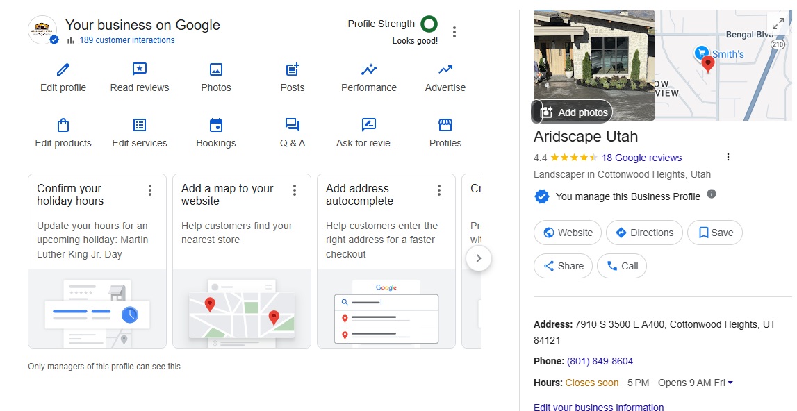 service business google business