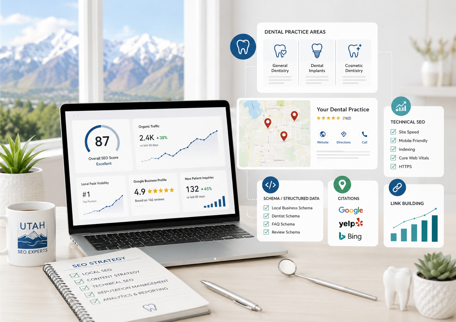 SEO for Utah Dentists and dental practices